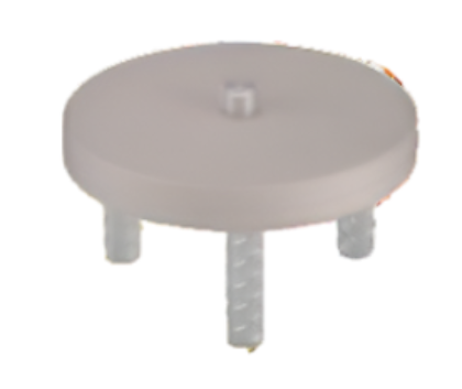 Aluminum Base Plate for pre-pour male thread PN: BSA-03